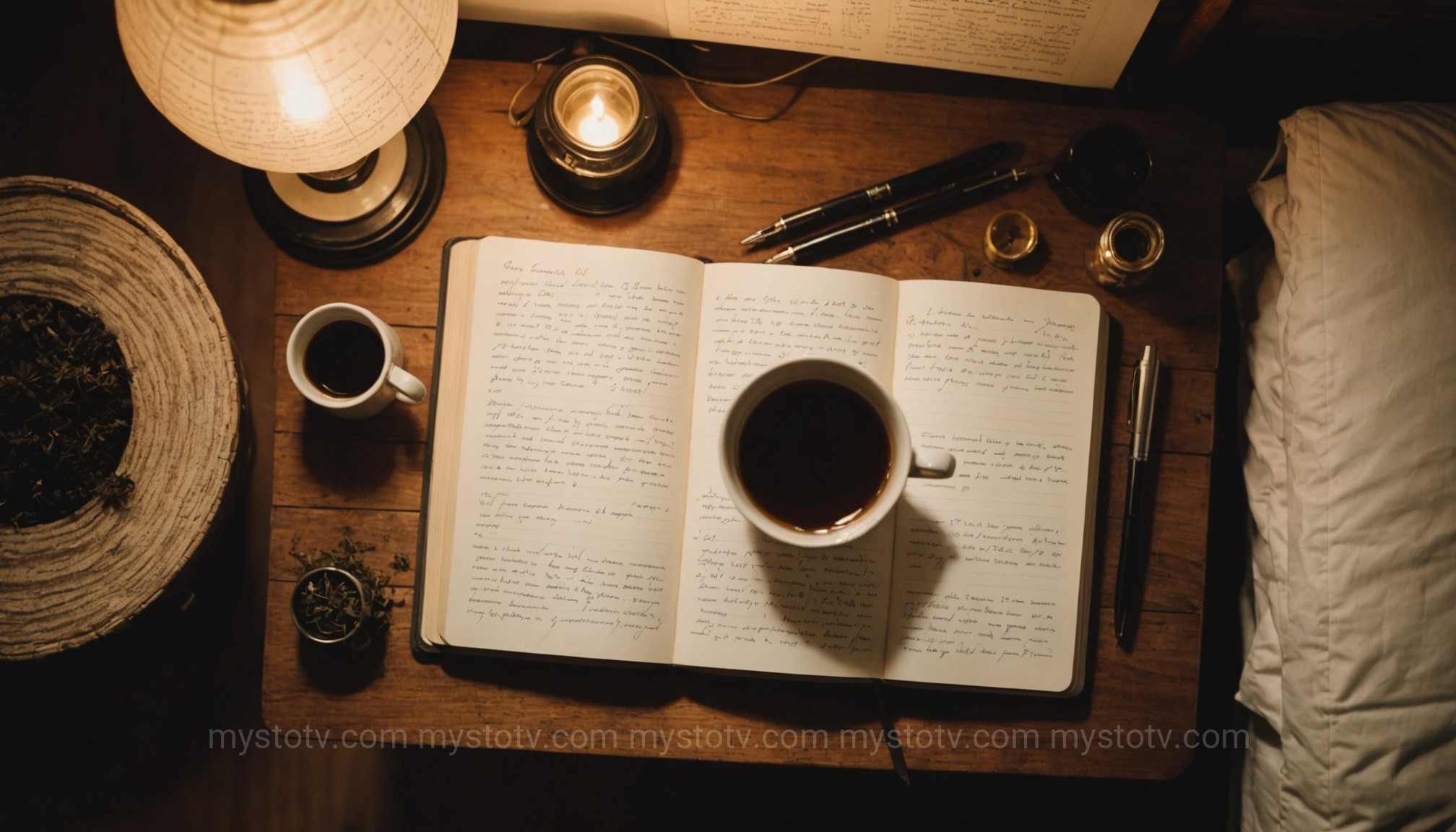 A brain dump journal on a nightstand is a helpful behavioral tool for how to stop ruminating thoughts at night.