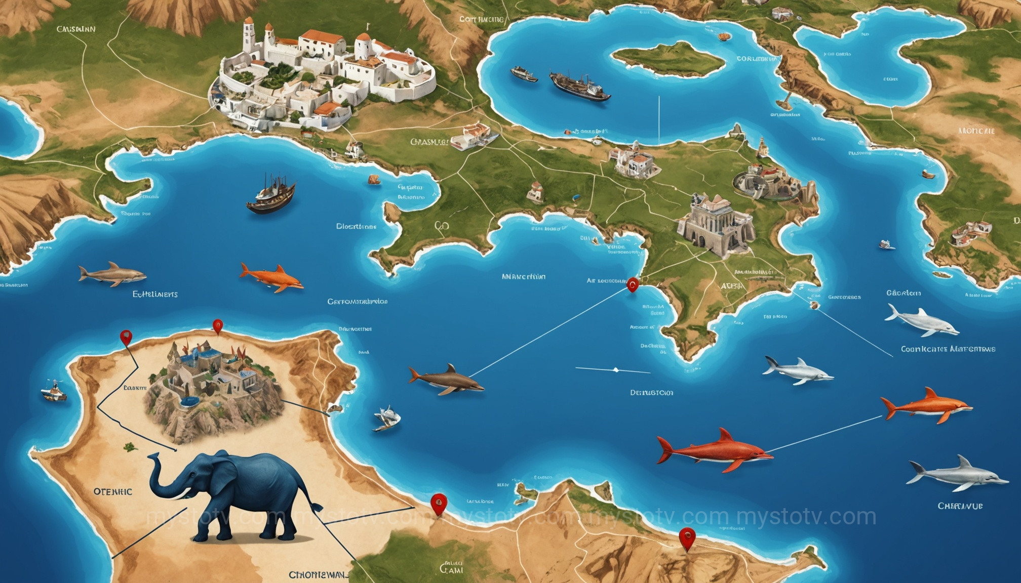 A composite image showing the major inconsistencies a balanced atlantis theory documentary must address.