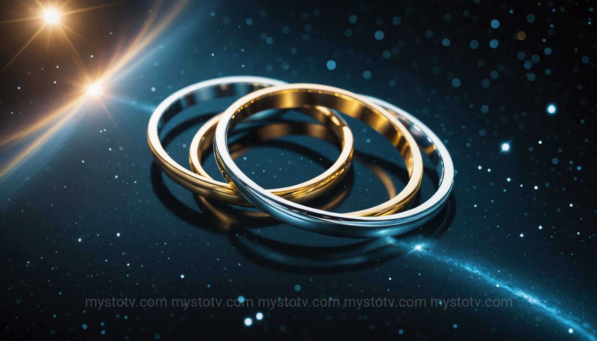 A conceptual image of three interlocking rings representing the Father, Son, and Holy Spirit, offering a visual for the holy trinity explained.