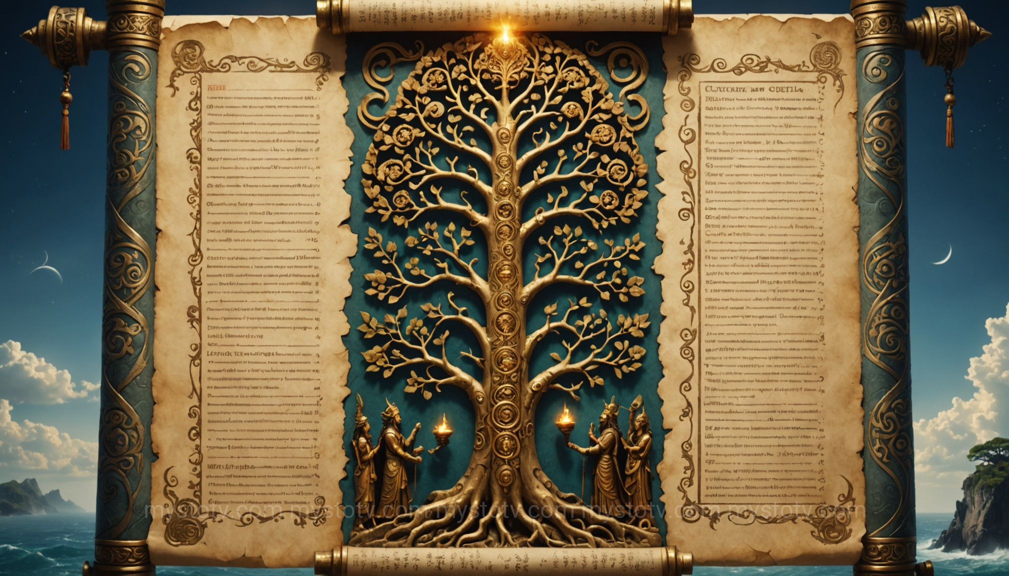 A divine family tree illustrates a key criterion in the pantheon hierarchy definition, showing how lineage determines a god\'s rank.