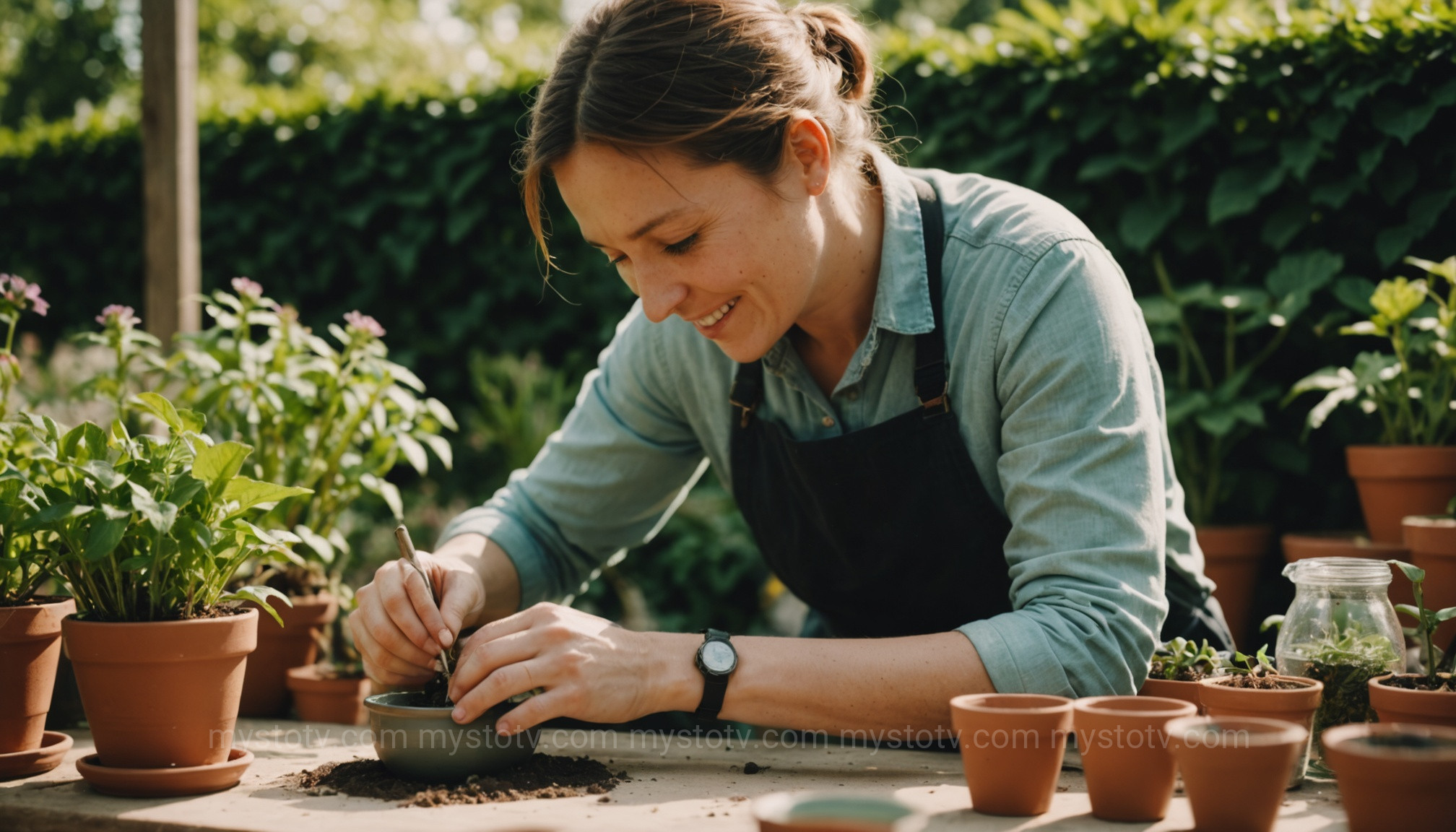A person building resilience through hobbies, a proactive strategy for how to deal with emotional burnout.