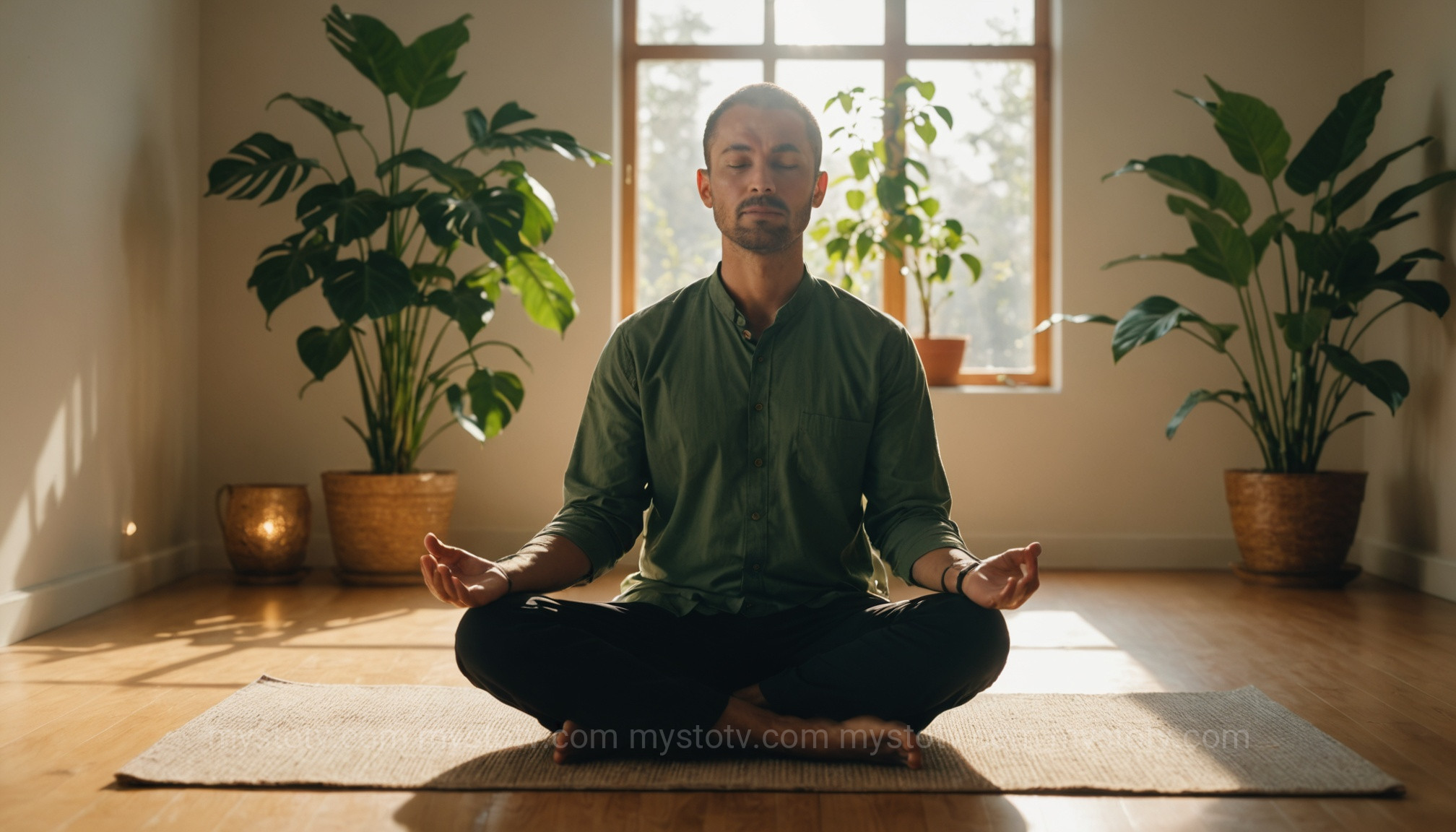 A person in deep meditation, a foundational exercise for all psychic medium training.