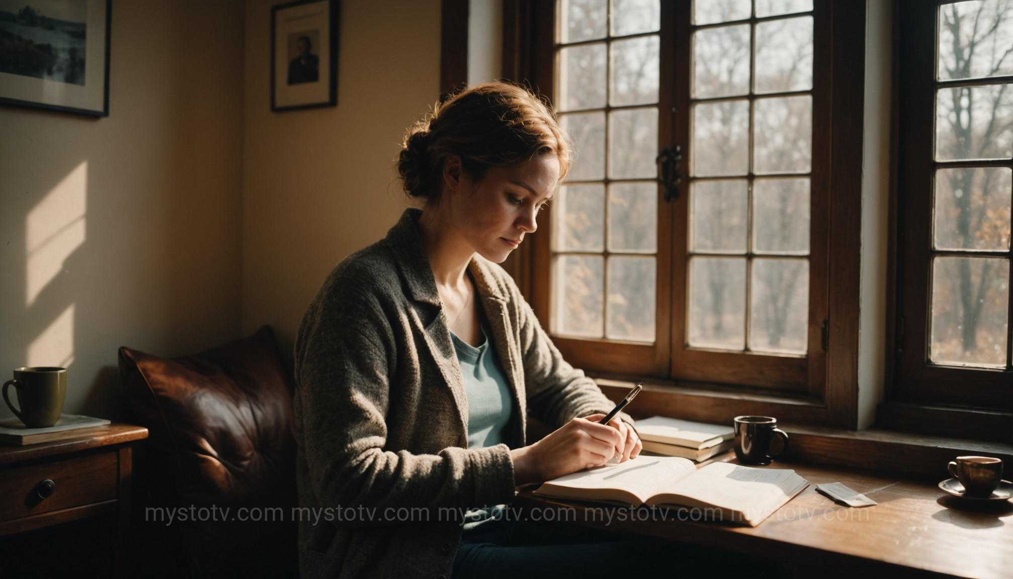 A person journaling to identify their needs, a key first step in setting healthy boundaries with family.