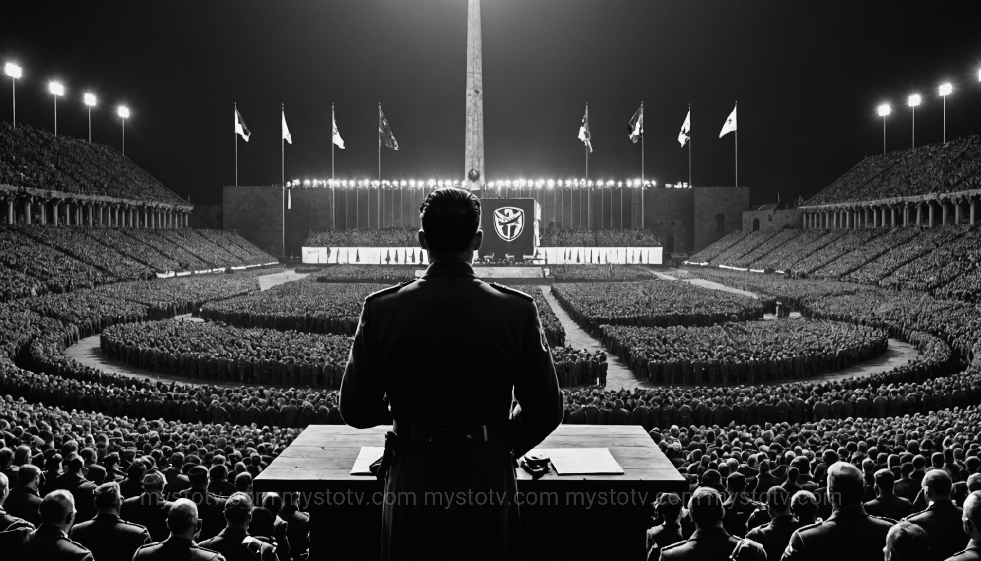A pre-war historical photo showing Nazi Germany\'s rise, a key part of the world war 2 timeline of events leading to conflict.