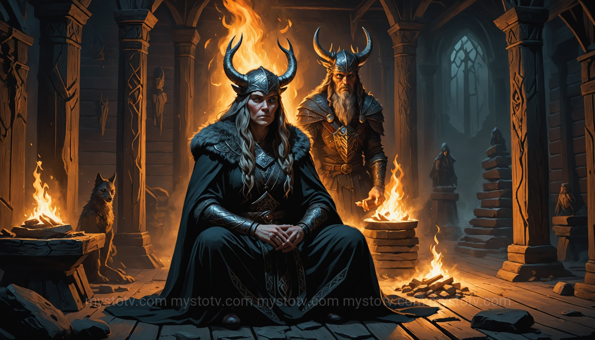 A seeress explains the prophecy of what is Ragnarok in Norse mythology, revealing the fate of the gods.