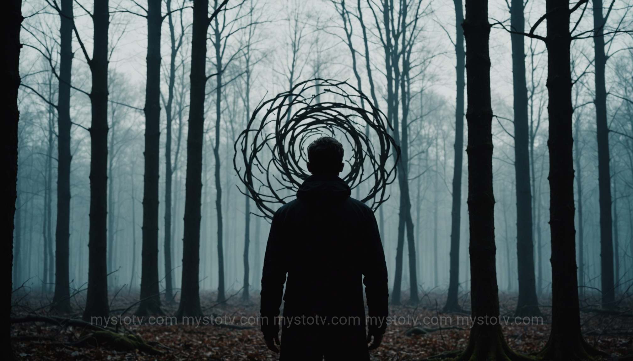 A symbolic image representing the psychological aspects of what is a wendigo myth and Wendigo Psychosis.