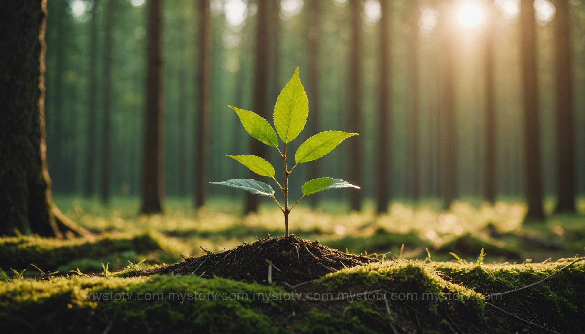 A visual metaphor for attachment theory, with a supportive tree nurturing a sapling, part of our guide where your attachment style quiz explained by science.
