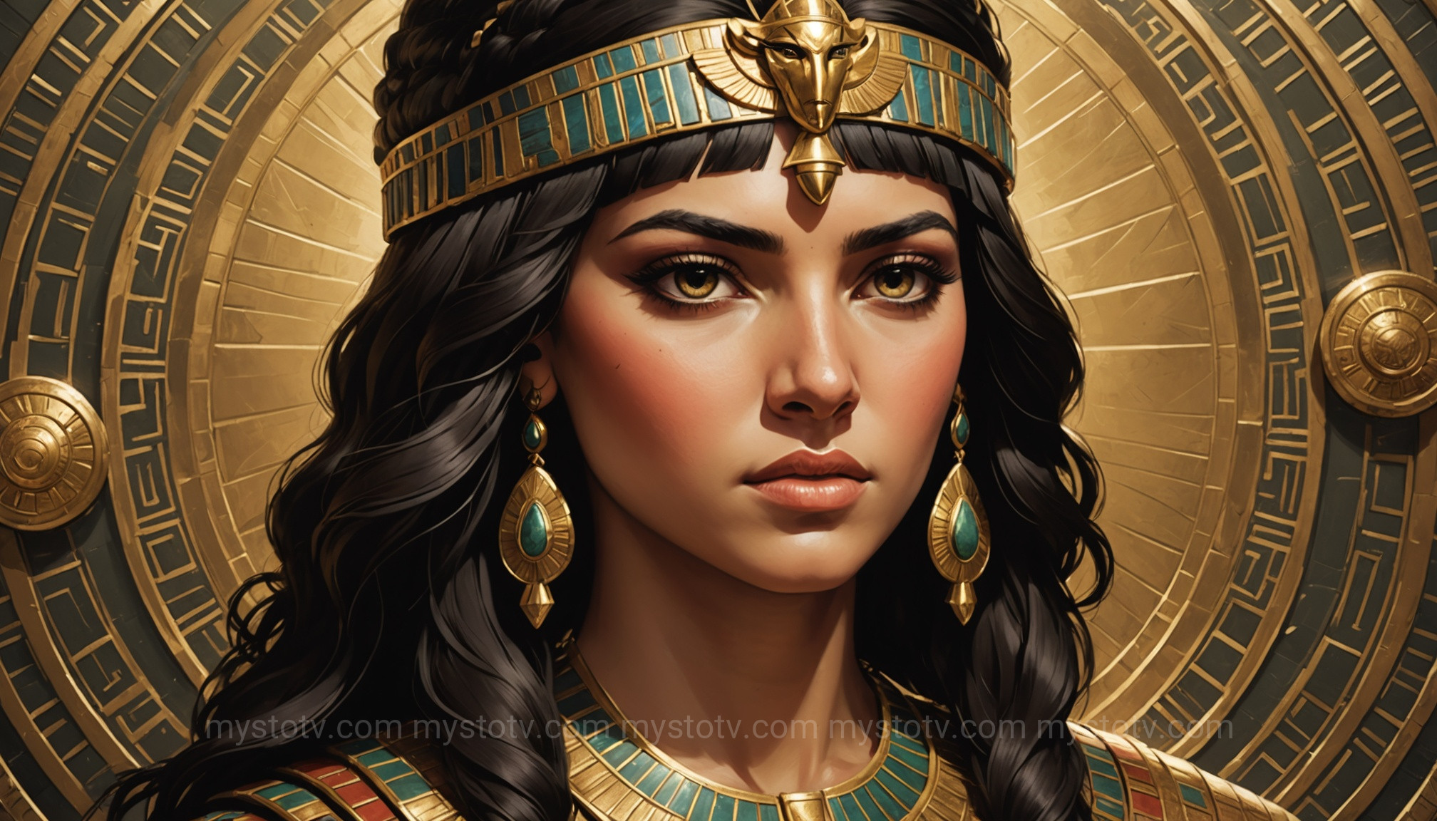 An AI-generated final synthesis of what did Cleopatra look like, based on all historical evidence.