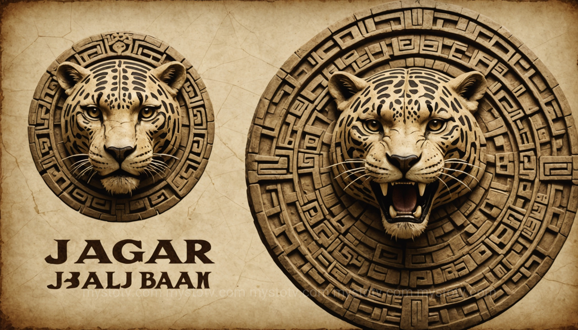 An illustration of a Mayan logogram for \'jaguar,\' an essential concept for understanding mayan hieroglyphs for beginners.