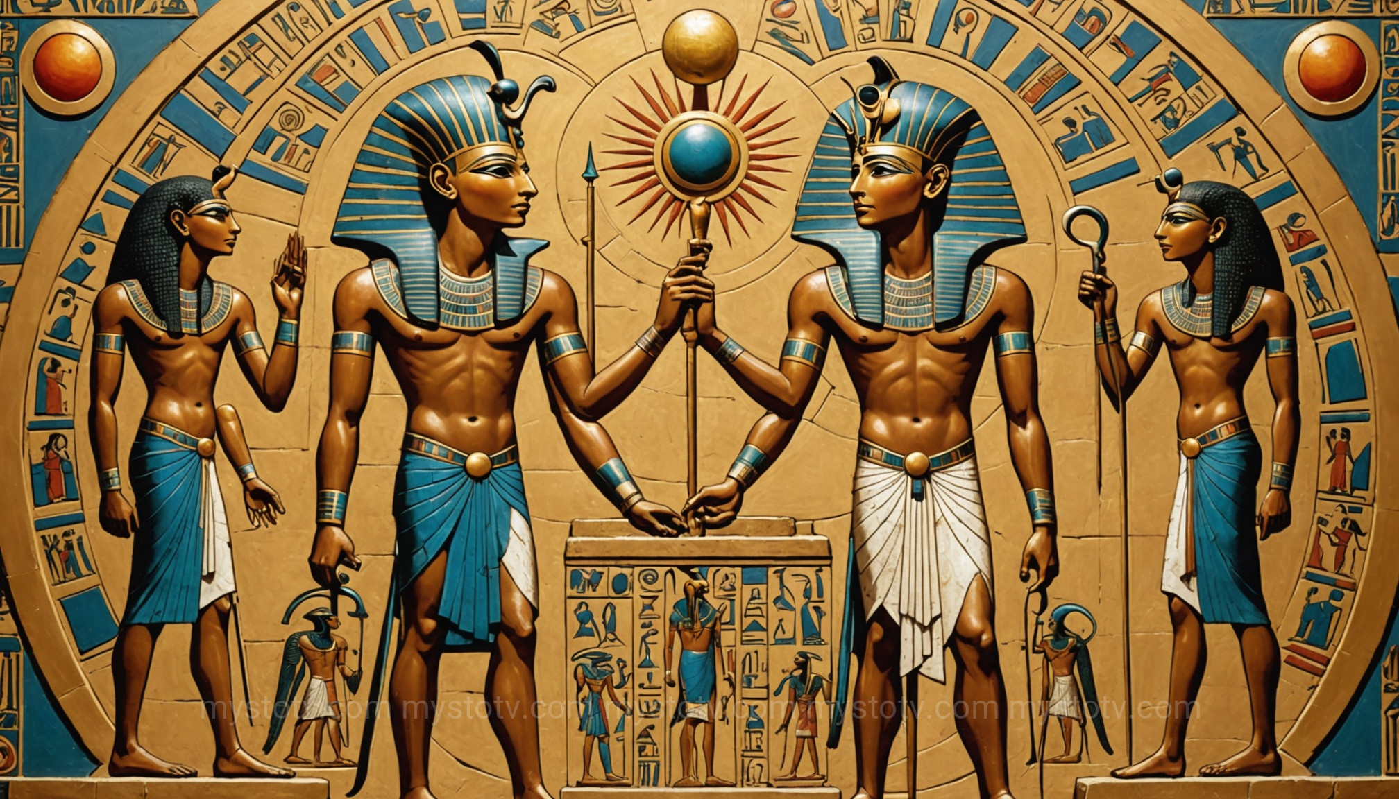 Major Egyptian gods like Ra and Osiris showcase a fluid pantheon hierarchy definition that changed with political power in ancient Egypt.