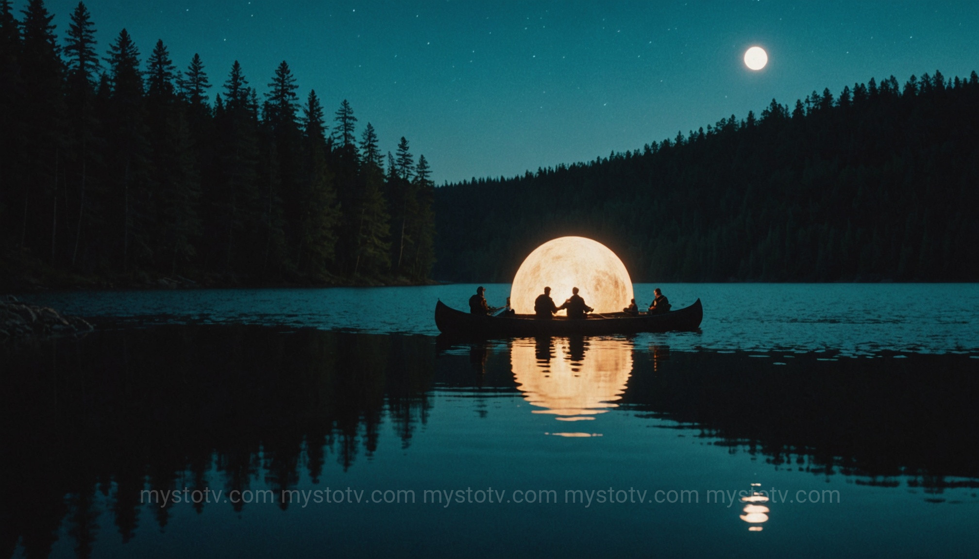 The beginning of the Allagash Waterway Abduction, one of the few alien abduction stories involving multiple witnesses.