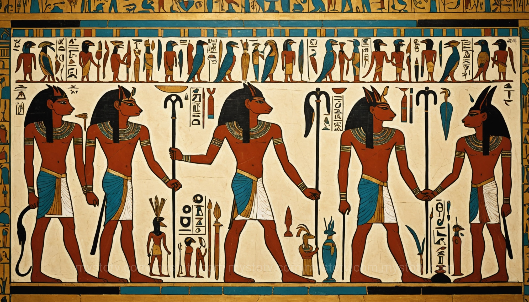 The climactic Weighing of the Heart ceremony, a key scene in our beginner\'s guide to the Egyptian Book of the Dead explained.