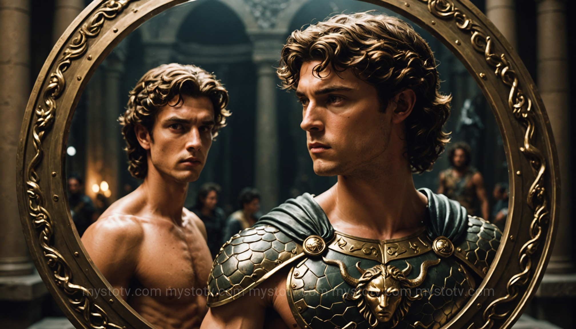 The final part of the Medusa story explained, showing Perseus using his shield to defeat Medusa.