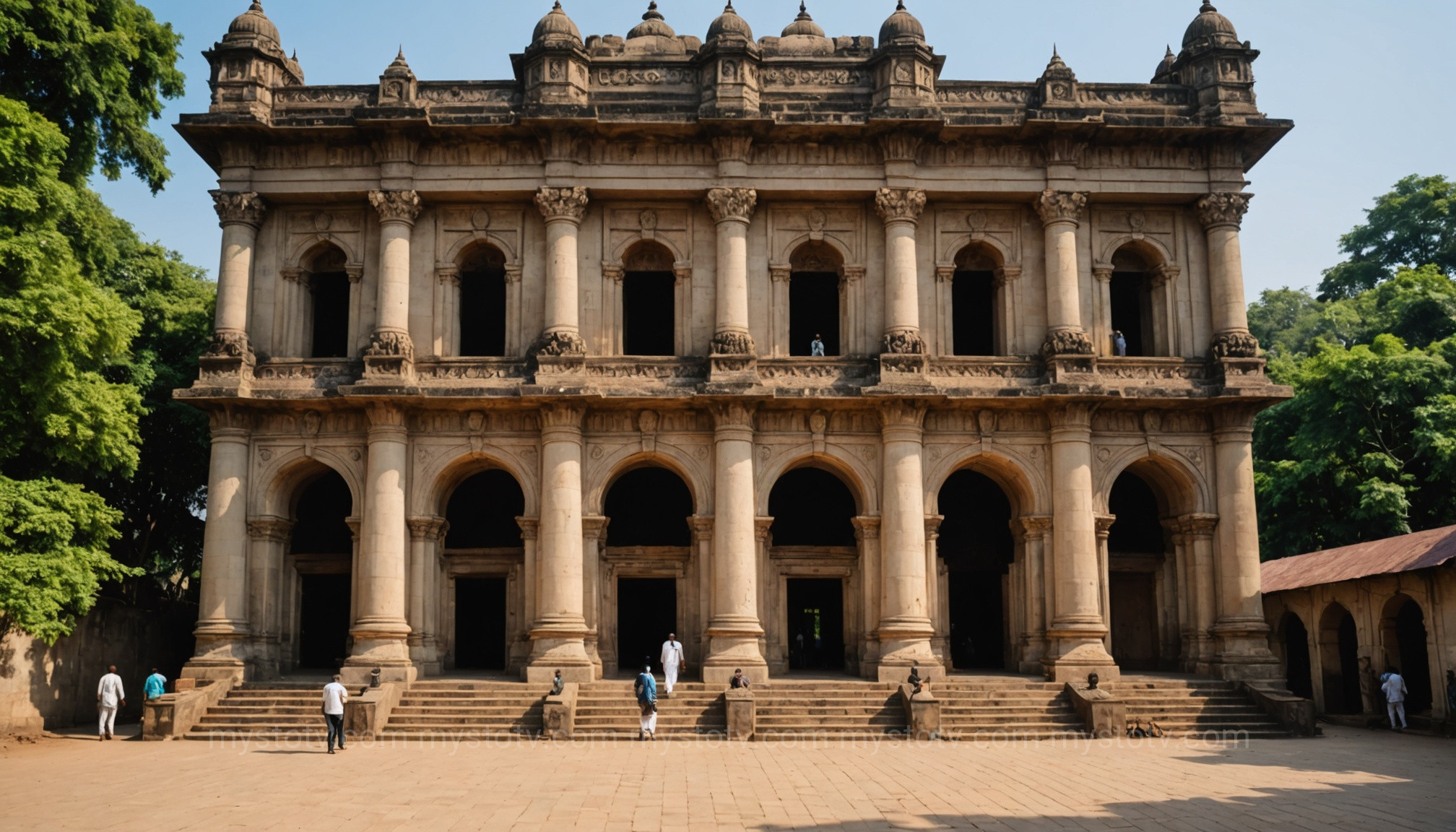 The historic Udvada Atash Behram, a testament to the long history of Zoroastrian sacred fire rituals in India.