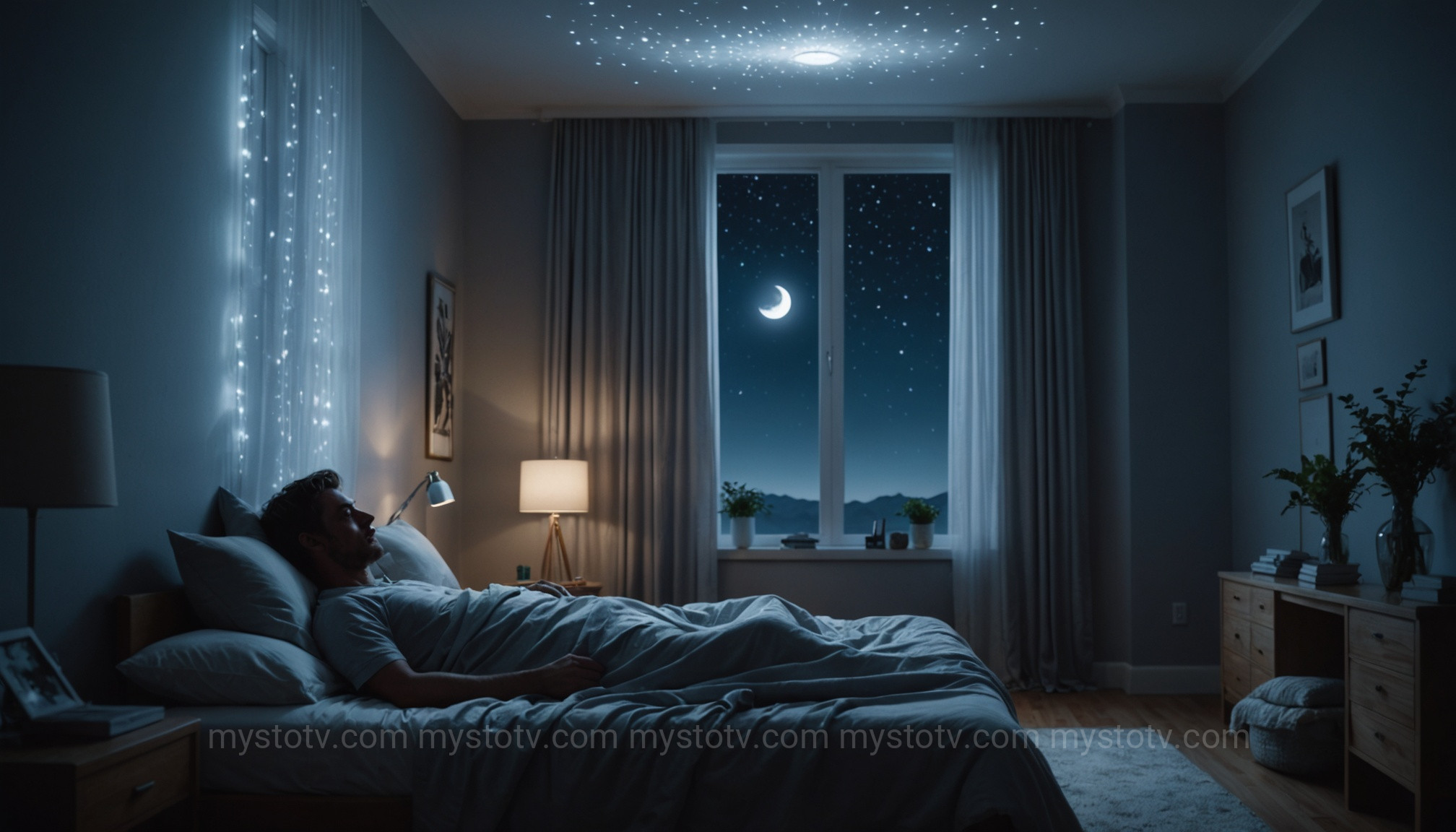 The iconic silver cord connecting the physical and astral bodies, a key element in modern astral projection beliefs and OBEs.