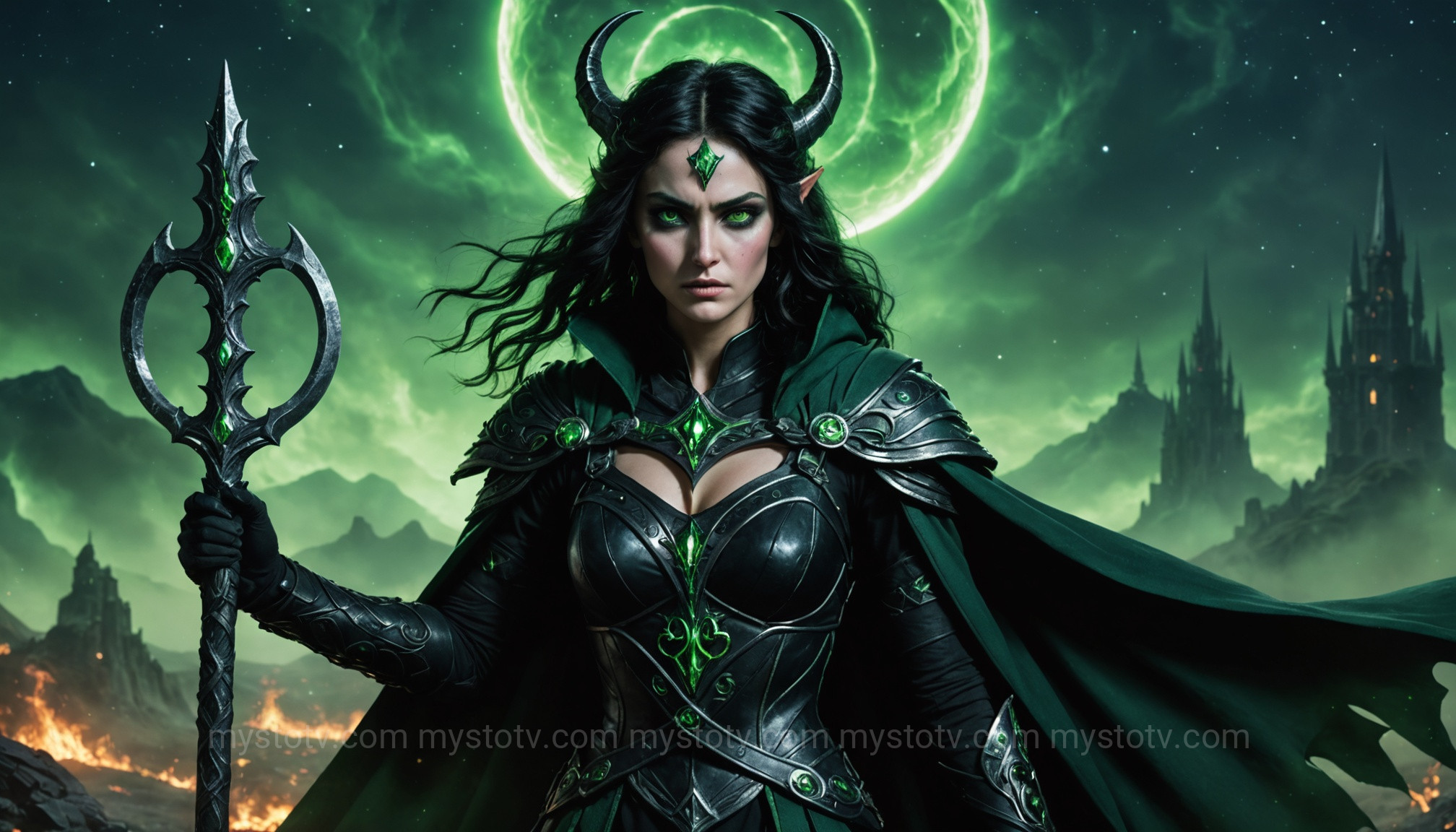 The Melinoe goddess as she appears in Hades II, highlighting her connection to witchcraft and her role as the game\'s protagonist.