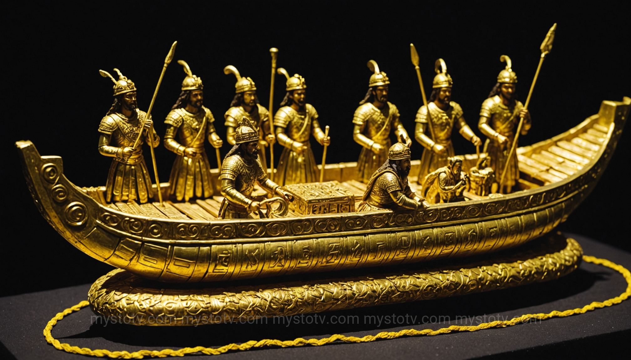 The Muisca Raft artifact, key archaeological evidence disproving the myth of the legend of El Dorado city of gold.