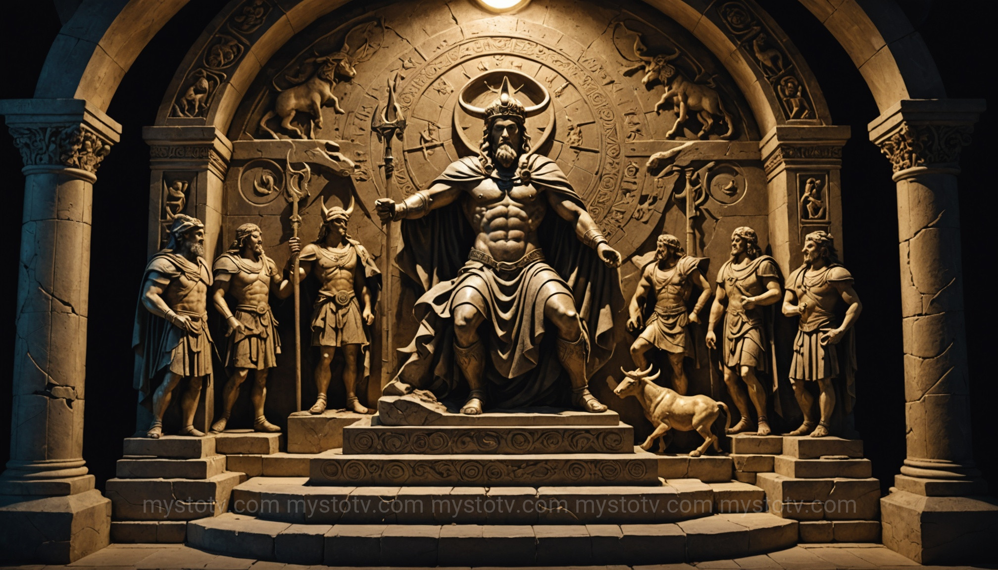 The Tauroctony scene, central iconography for Mithraism, one of the most intriguing ancient mystery religions.