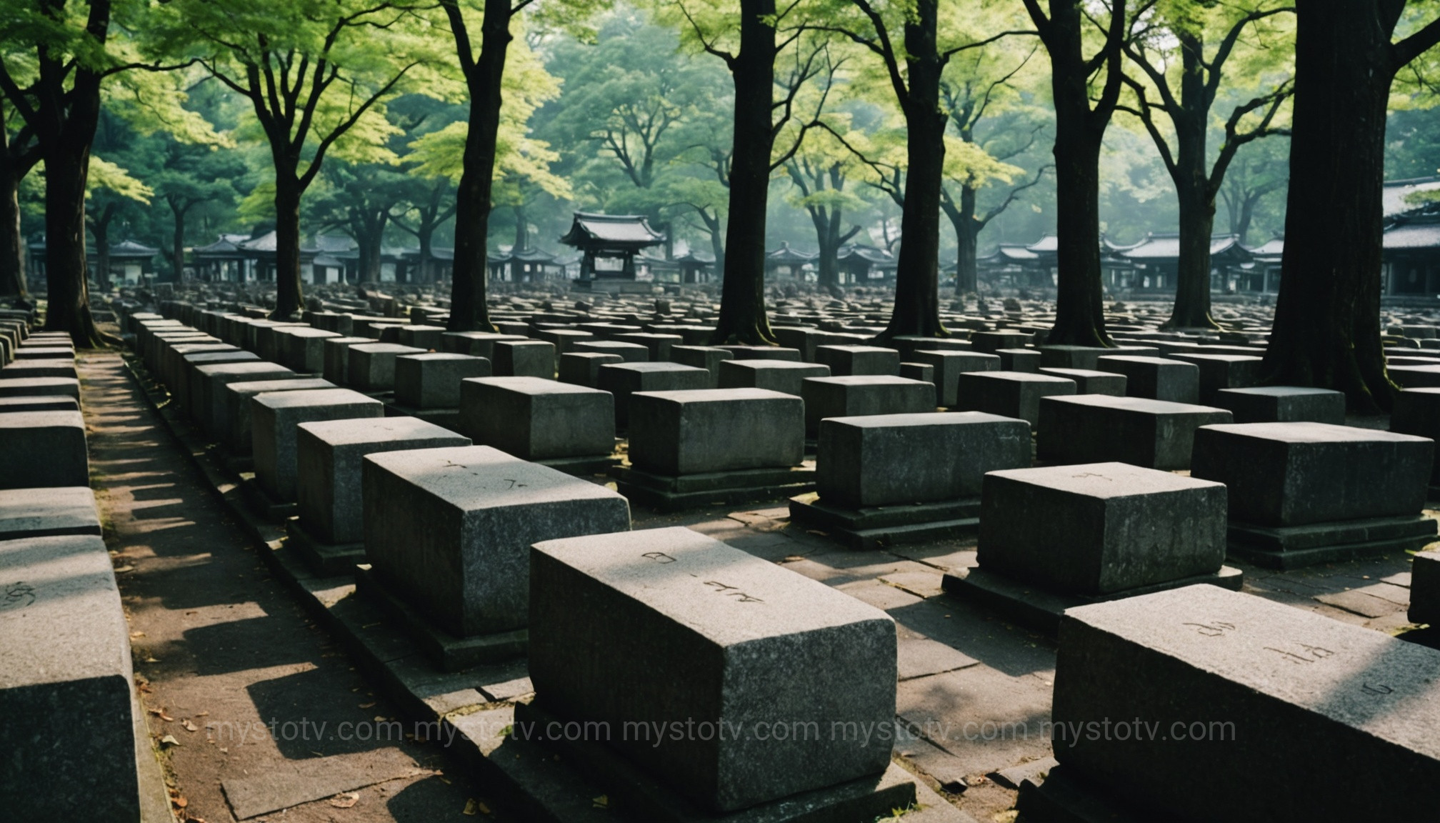 The tombstones of the loyal samurai at Sengaku-ji temple, a powerful symbol of the legacy of the 47 ronin story.