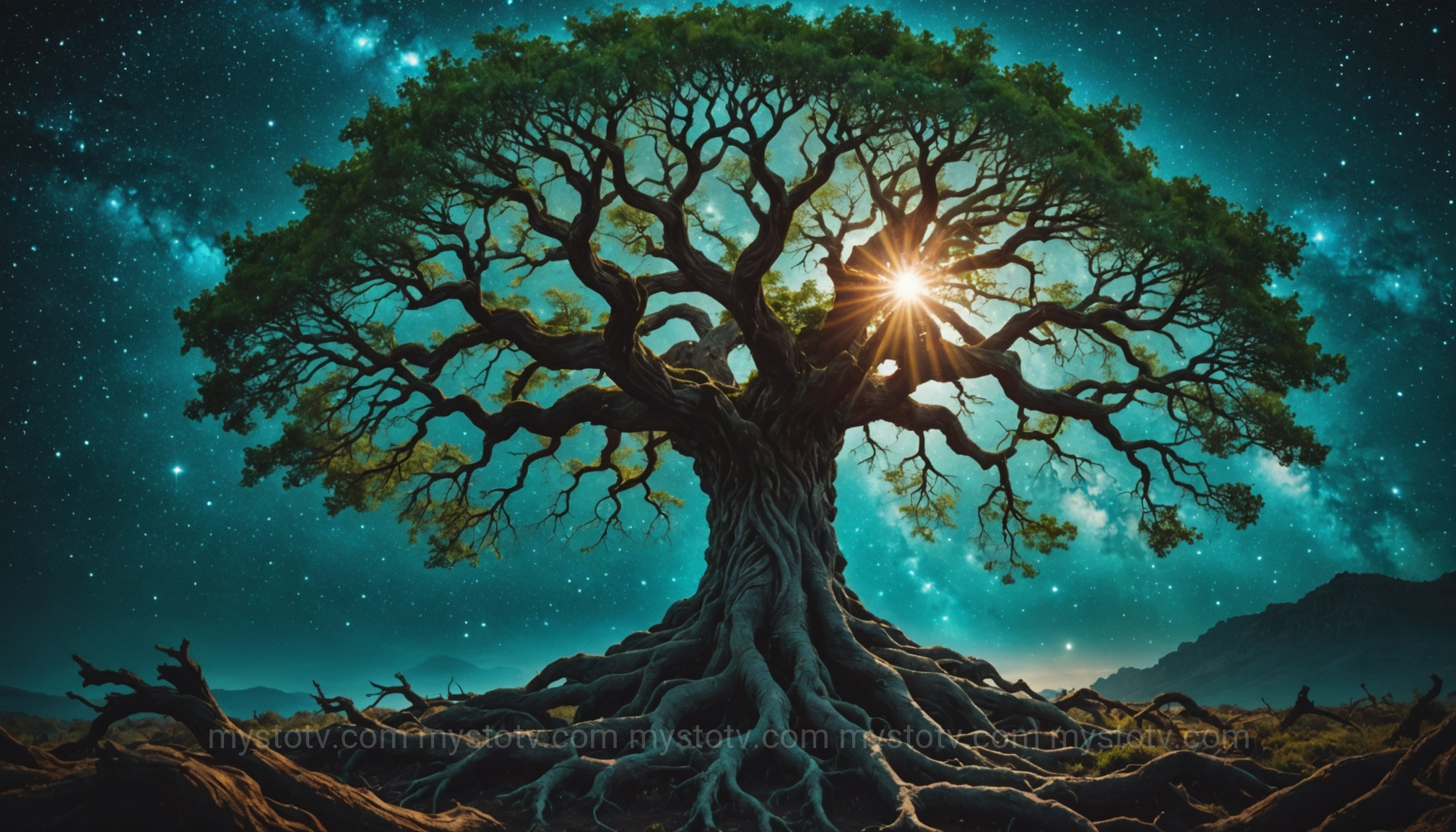 The Tree of Life, a universal spiritual icon and one of the most recognized sacred symbols of connection.