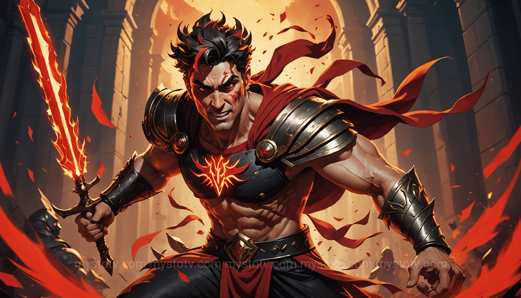Zagreus from the Hades game leaps into battle, a key character analysis in the context of Zagreus Greek mythology.