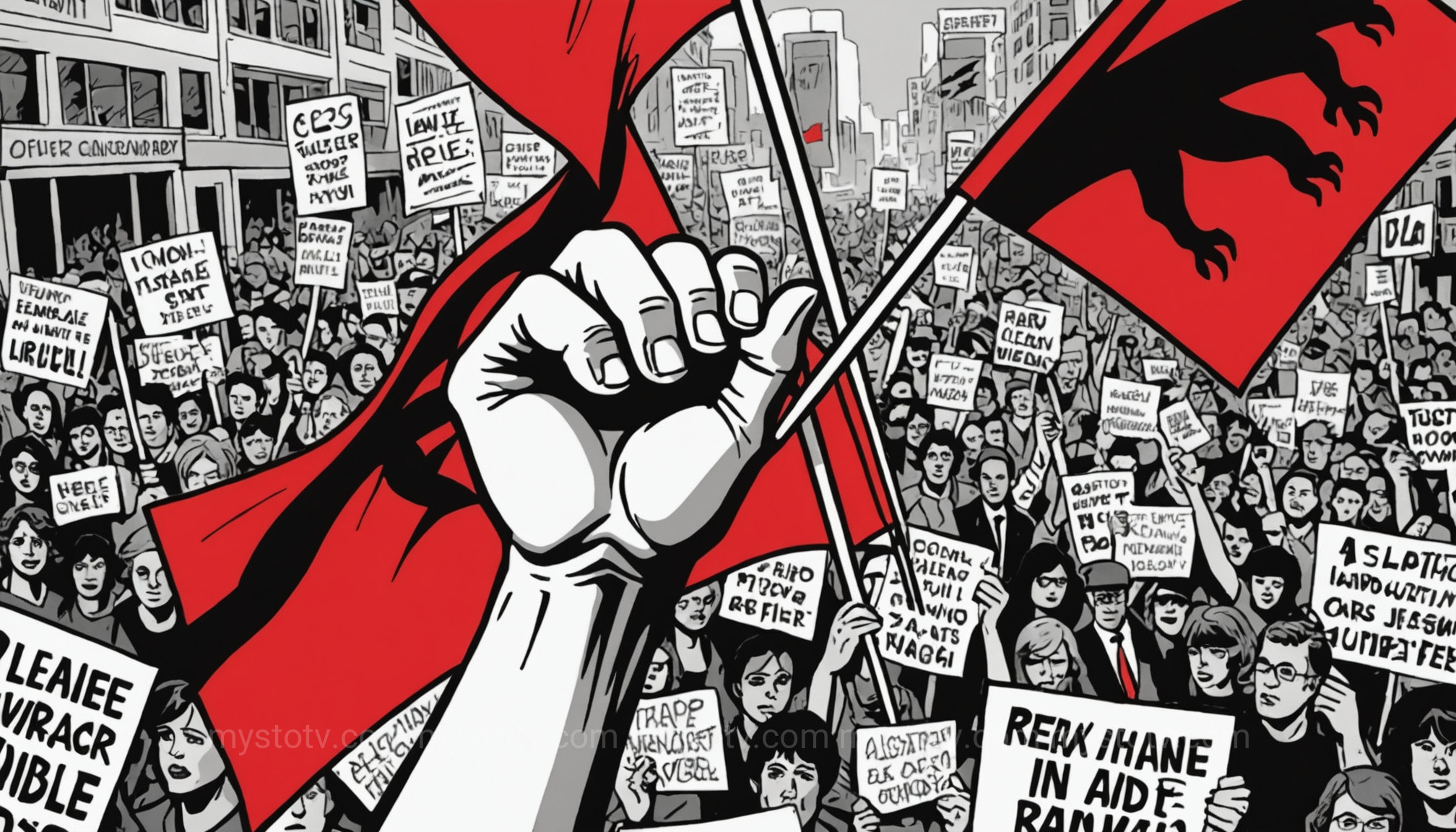 A close-up of a hand holding a red flag, symbolizing the warning signs one must recognize to learn how to break a trauma bond.