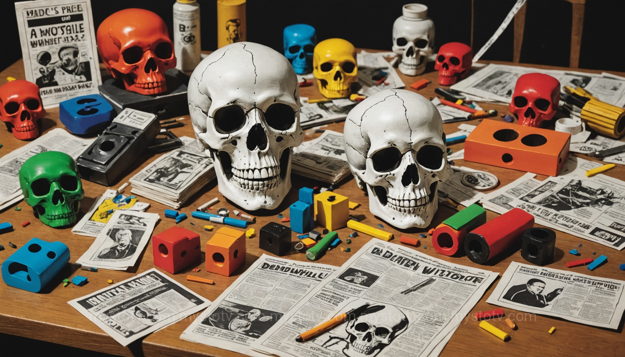 A collection of modern death whistle replicas made from clay, ceramic, and 3D-printed materials, showing options for acquiring the instrument.