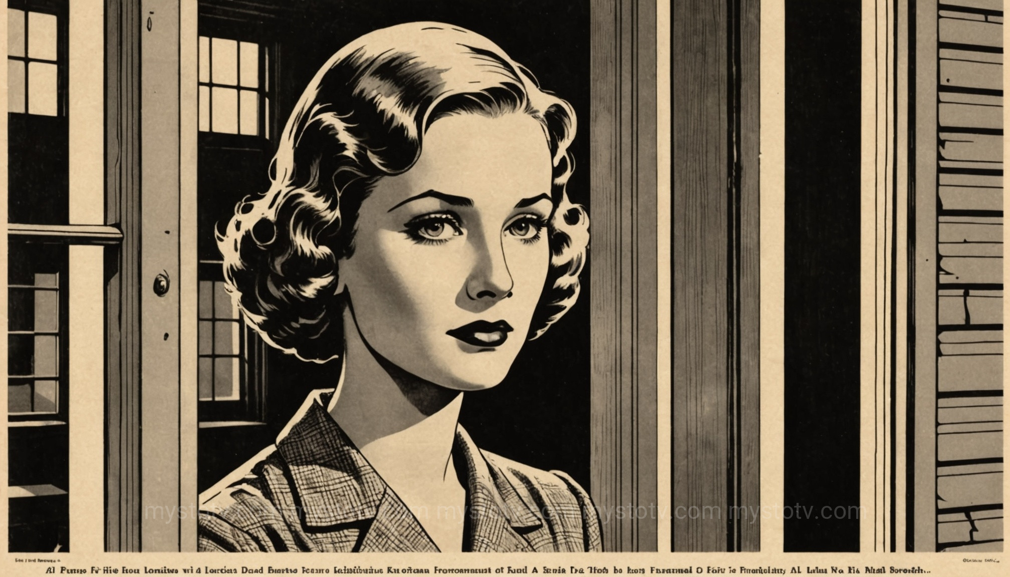 A conceptual image representing the 1930s kidnapping of Mary McElroy, one of the earliest tragic famous Stockholm syndrome cases.