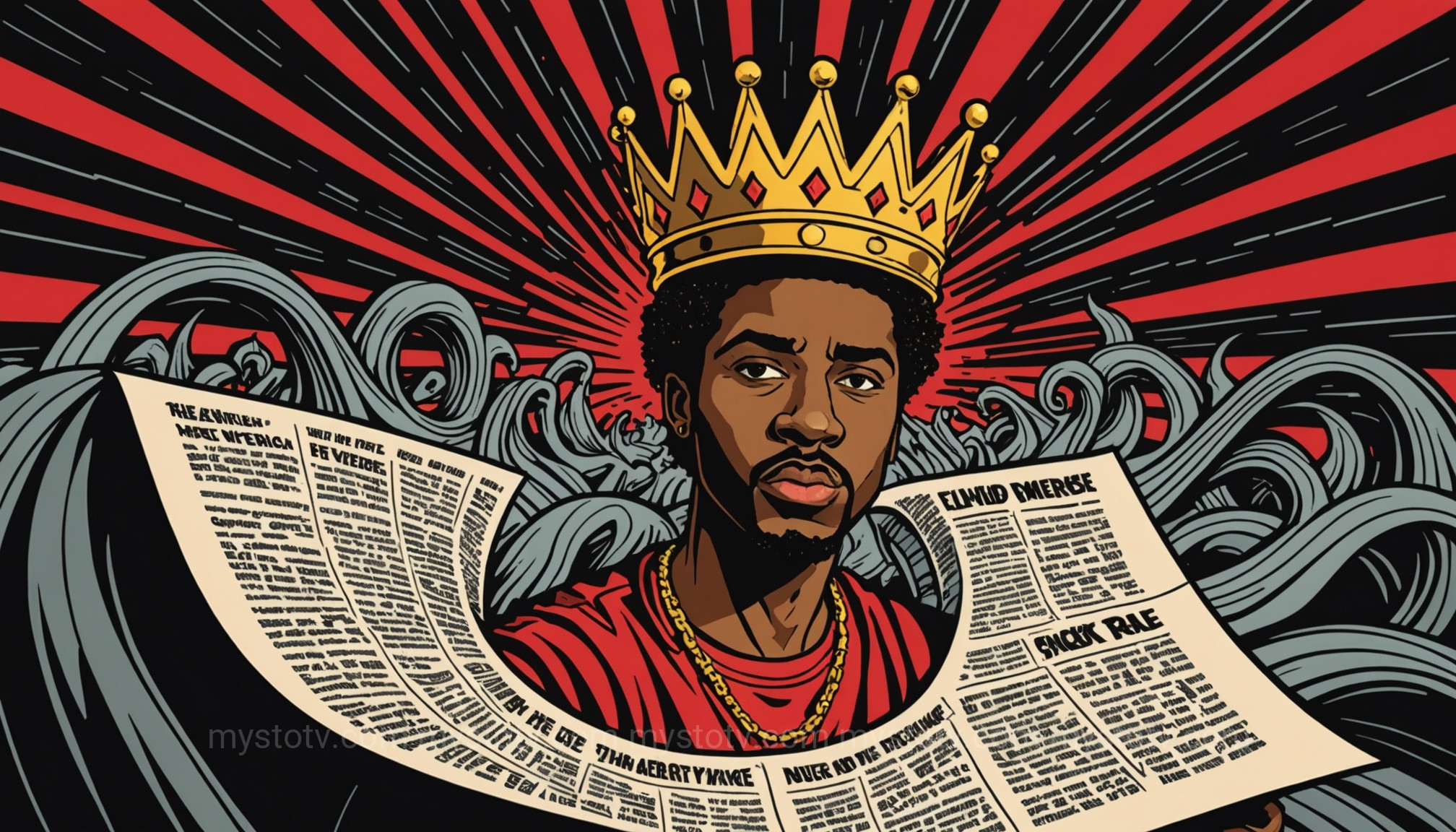 A visual of a sound wave from Kendrick\'s \'Control\' verse, a key moment in the early Drake Kendrick beef timeline.