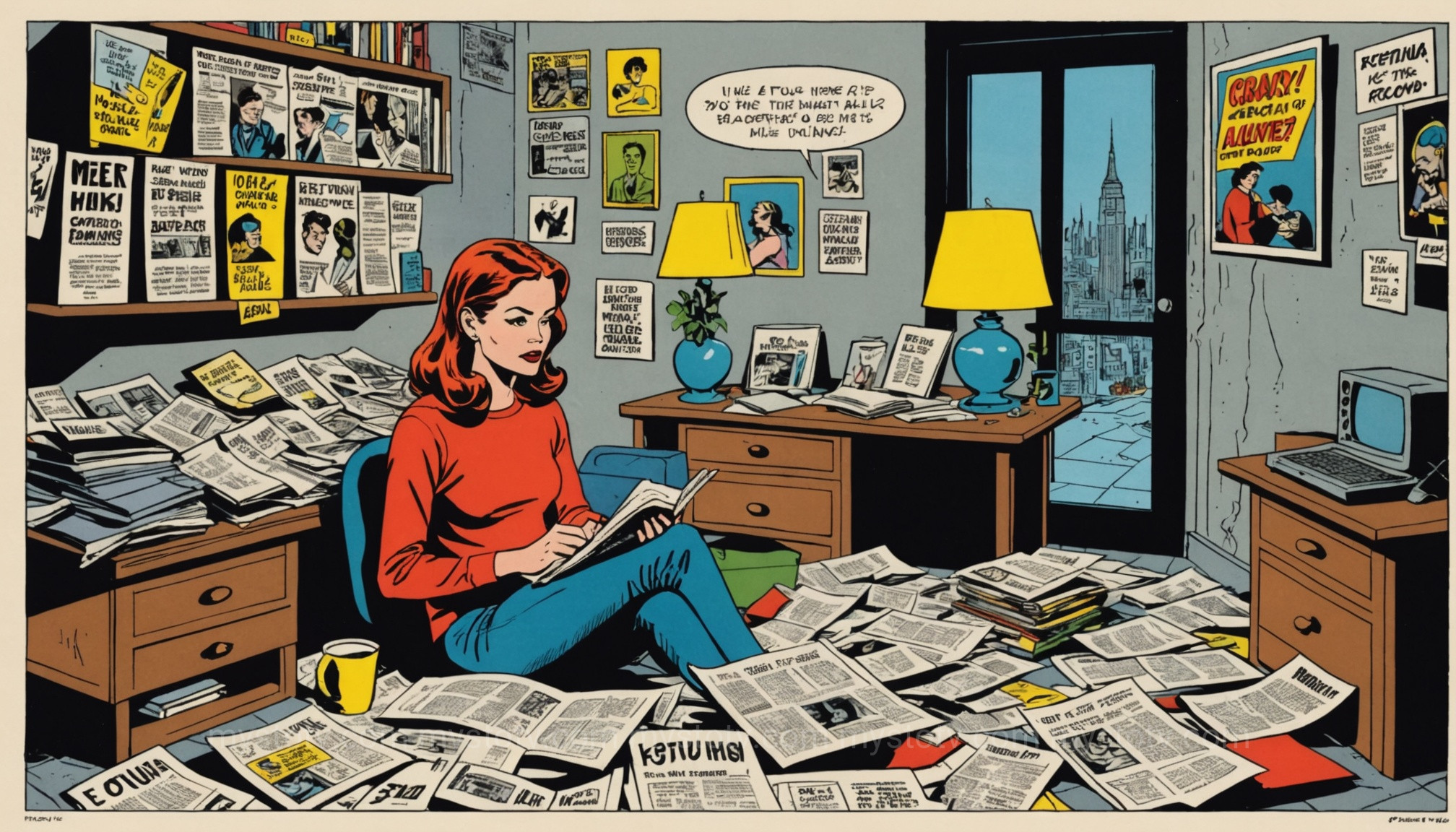 A woman overwhelmed by contradictory phrases, a visual metaphor for the mental chaos from severe gaslighting examples in real life.