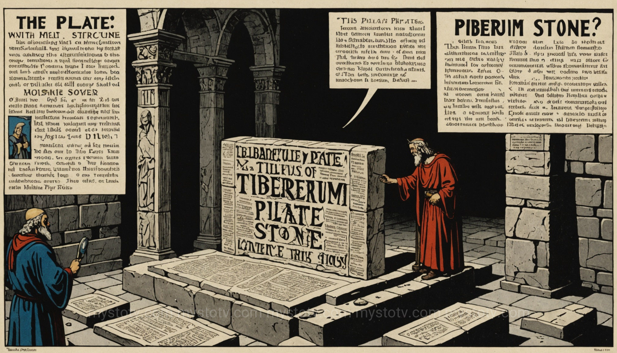 The Pilate Stone, a limestone block that Israeli archaeologists discover in Caesarea, confirms the existence of Pontius Pilate.